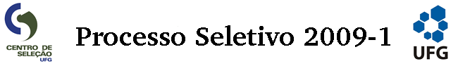 Processo Seletivo UFG 2009-1